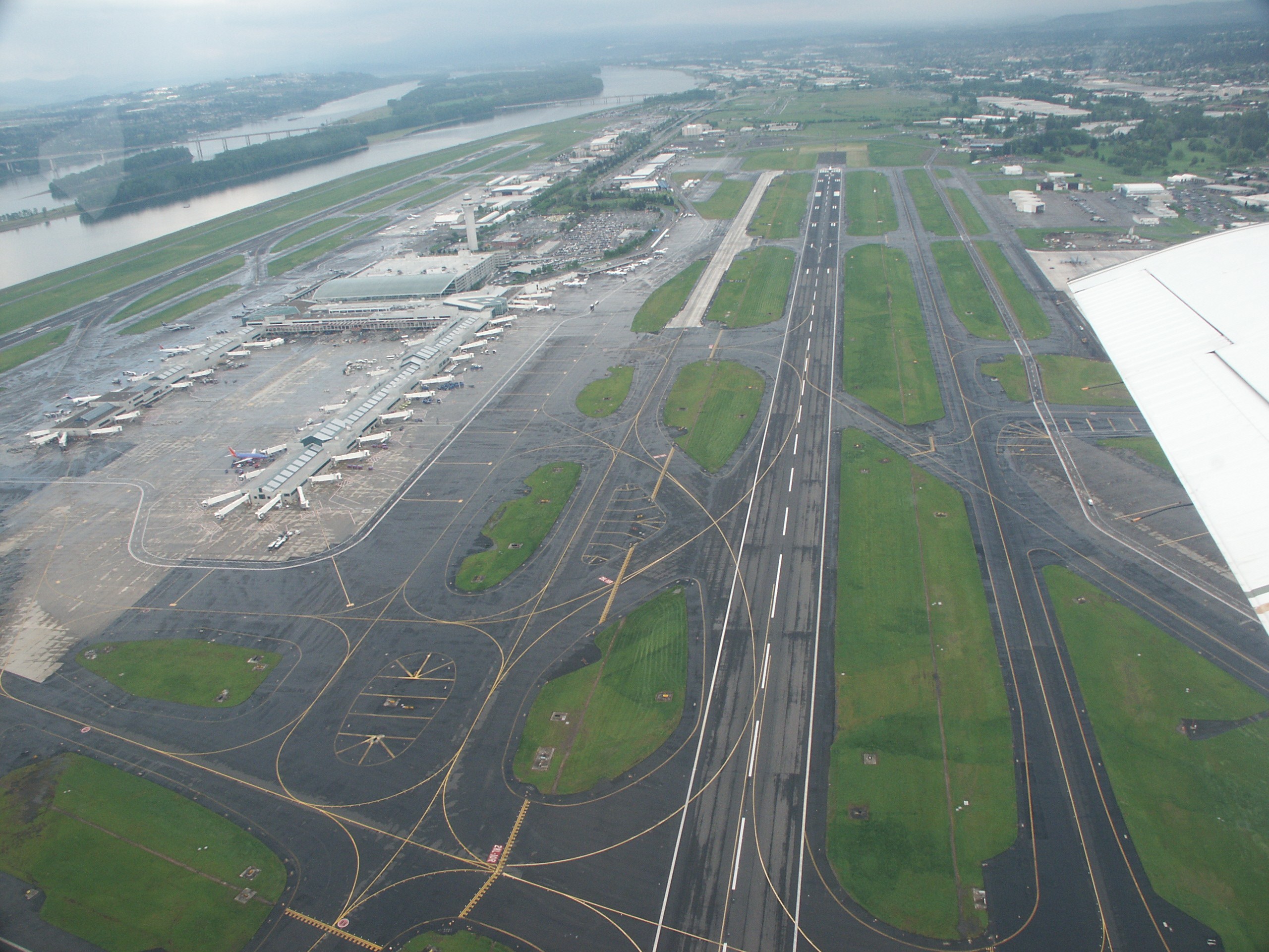 Portland Airport, Overflight, Langley Flying School.